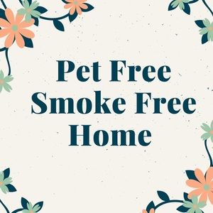 Pet Free, Smoke Free Home